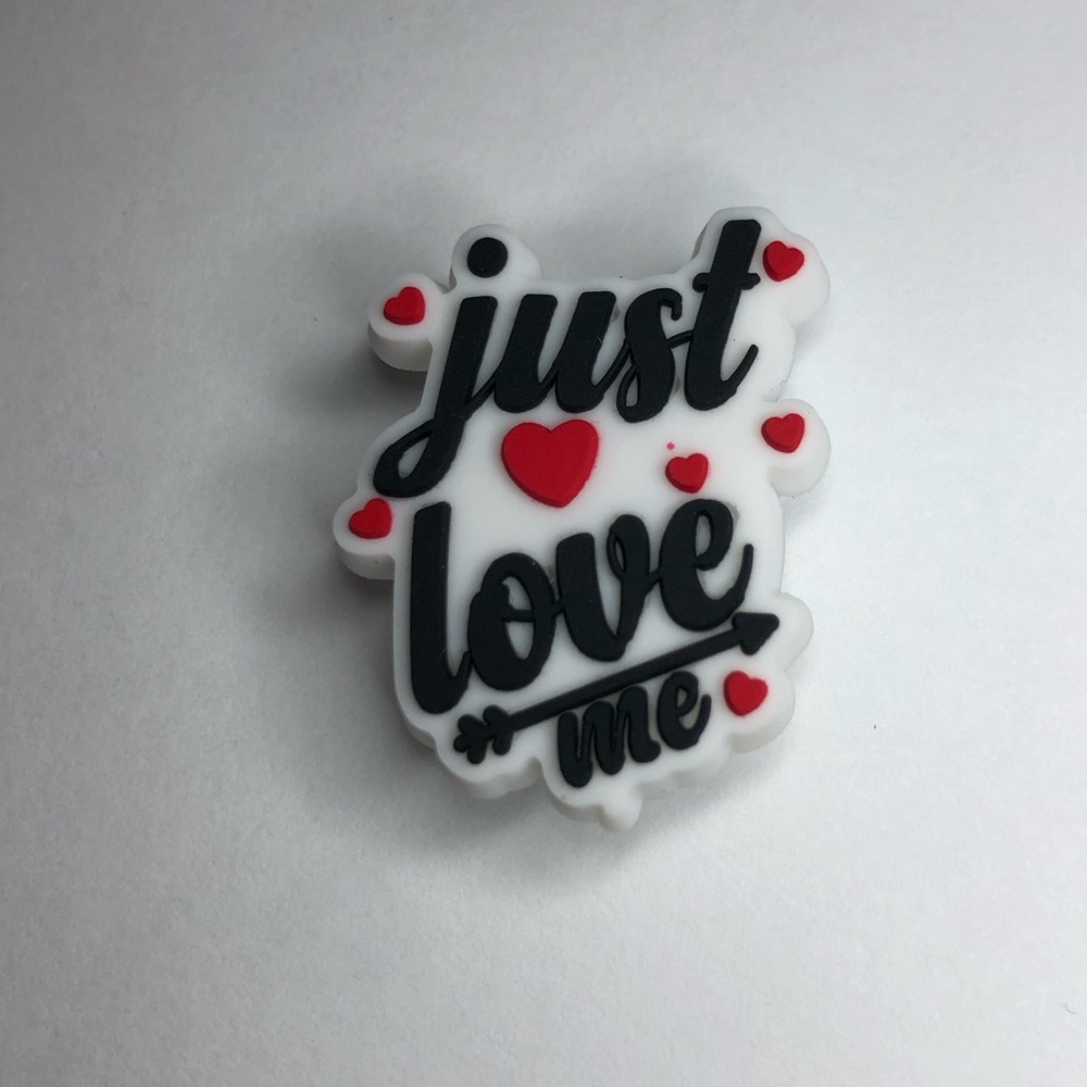 10/$13 Just Love Me crocs charm/jibbitz